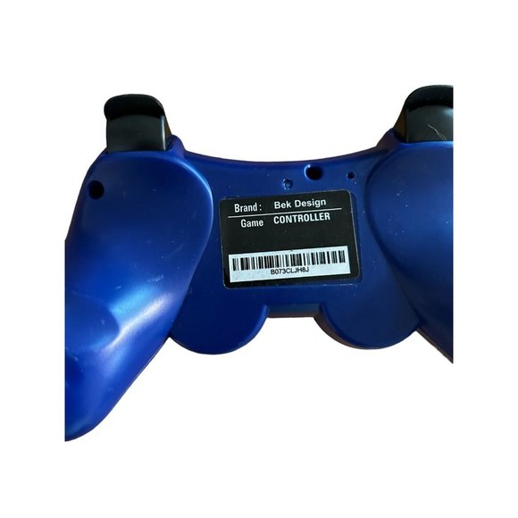Set of 2:1-OEM Sony PlayStation 3 Controller CECH-ZC1U PS3 Blk &1-Bek Design Blu - Picture 3 of 10